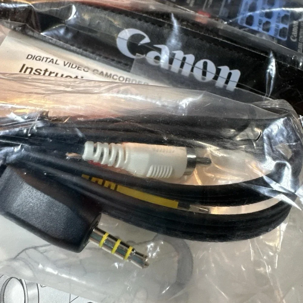 Canon ZR 45 MC) remote, power adapter, Box And Accessories As Shown NO CAMERA